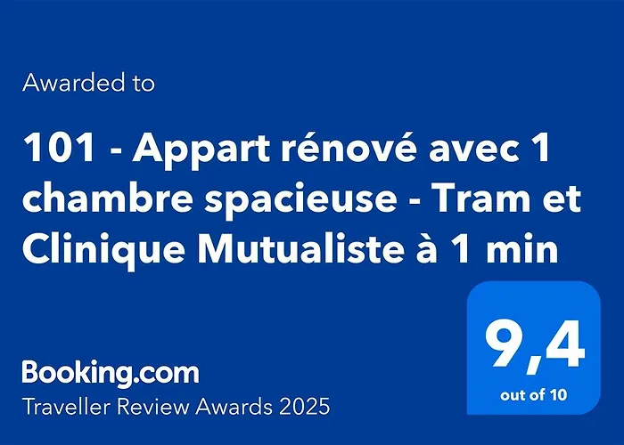 101 - Renove Avec 1 Spacieuse - Tram Et Clinique Mutualiste A 1 Min * גרנובל